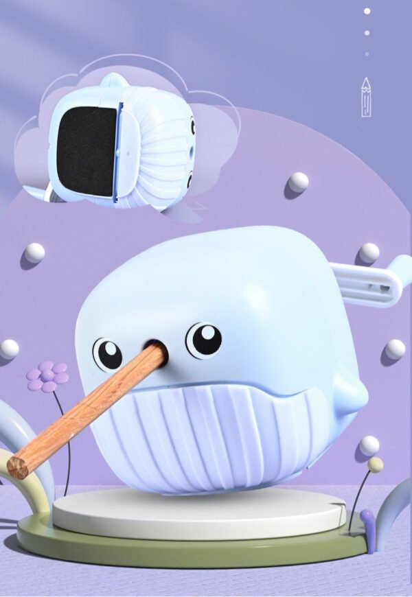Student Cartoon Pencil Sharpener Whale Pencil Sharpener - Image 12