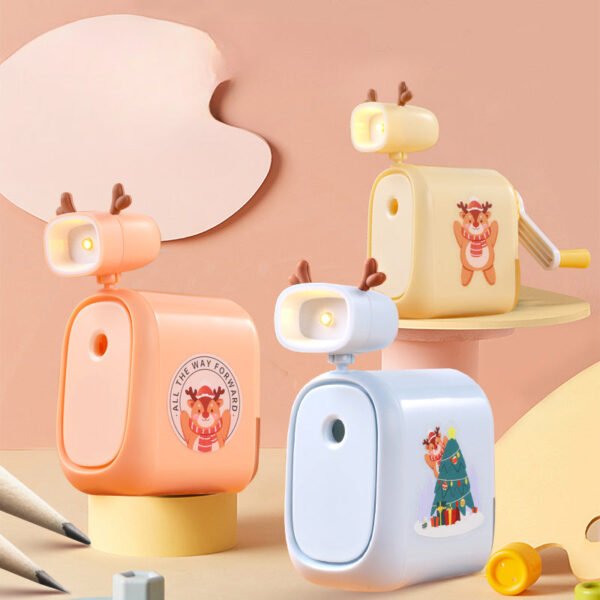 Automatic Pencil Sharpener Children's Christmas Stationery Pencil Sharpener - Image 2