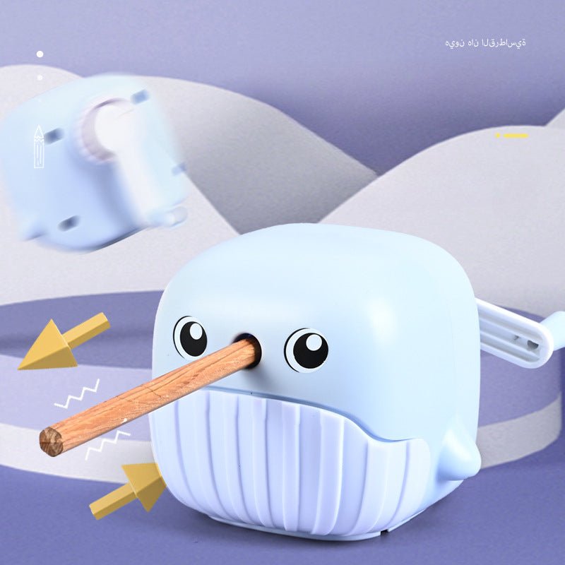Student Cartoon Pencil Sharpener Whale Pencil Sharpener
